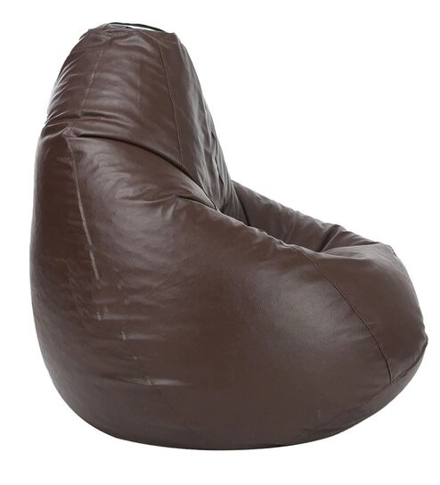 Brown Beans Filled Elite Bean Bag With Footstool Manufacturer Exporter from  Delhi India